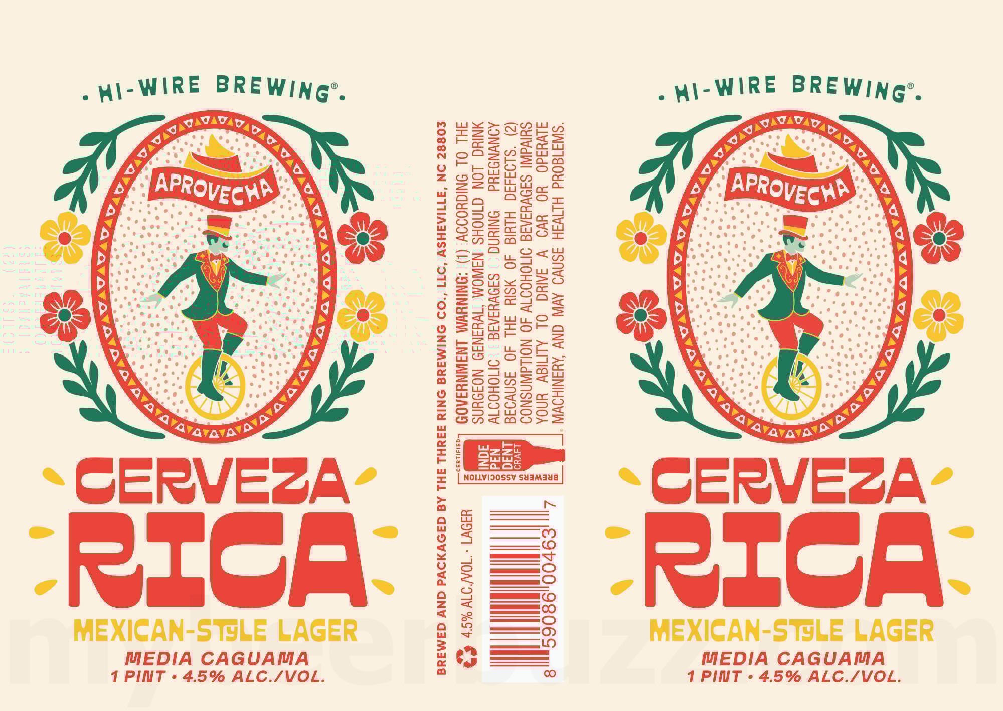 2026 Hi-Wire Cerveza Rica 16-oz Cans