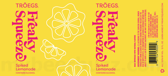 2026 Tröegs Freaky Squeeze Spiked Lemonade 12-oz Cana