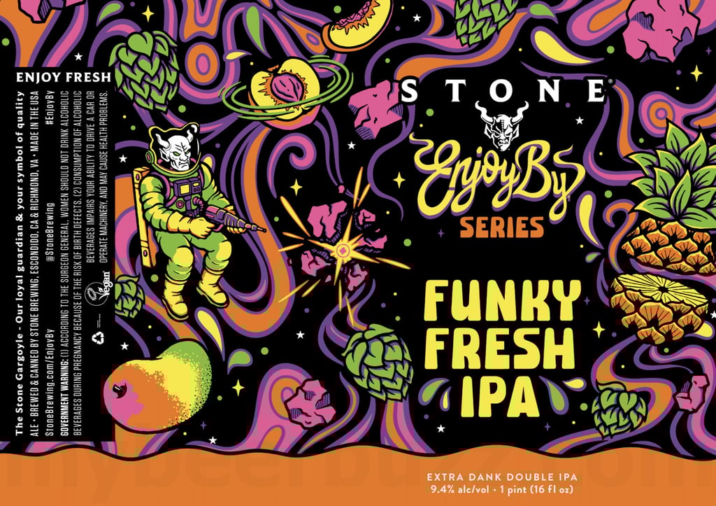 Stone Adding Enjoy By Series Funky Fresh IPA