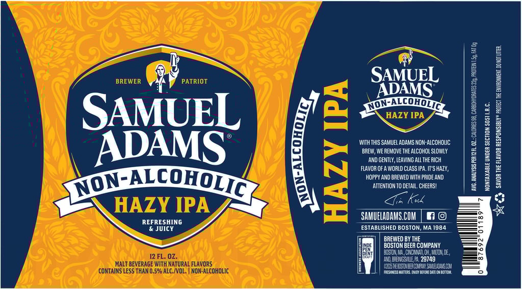 Samuel Adams Adding Non-Alcoholic Hazy IPA