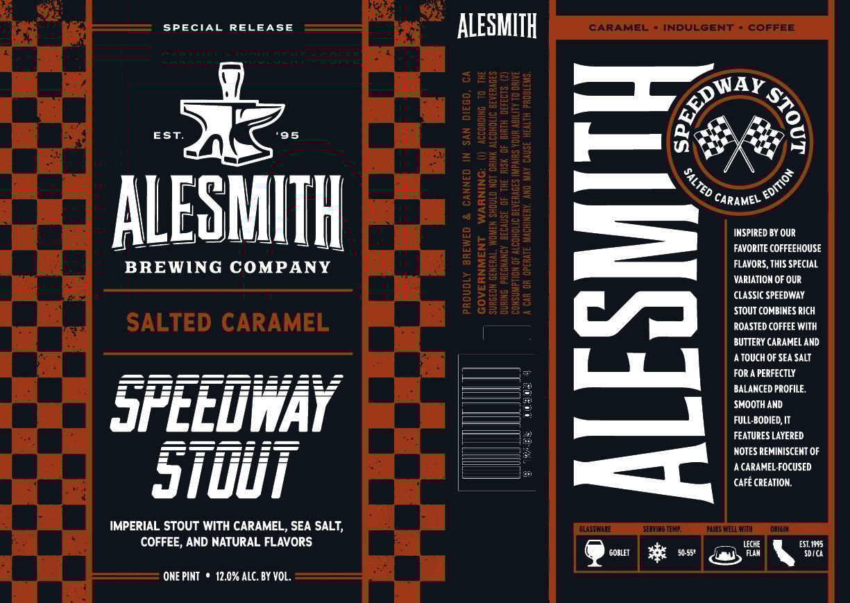 2026 AleSmith Brewing Speedway Stout Salted Caramel 16-oz Cans