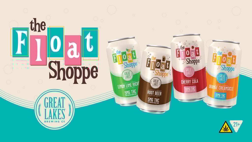 Great Lakes Brewing Introduces the Float Shoppe: A New Line Of THC-Infused Social Sodas