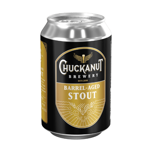 2026 Chuckanut Barrel Aged Stout Cans