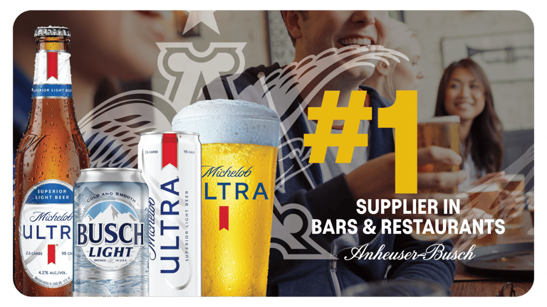 A-B Strengthens its Position as #1 Alcohol Beverage Supplier in Bars & Restaurants Across U.S.