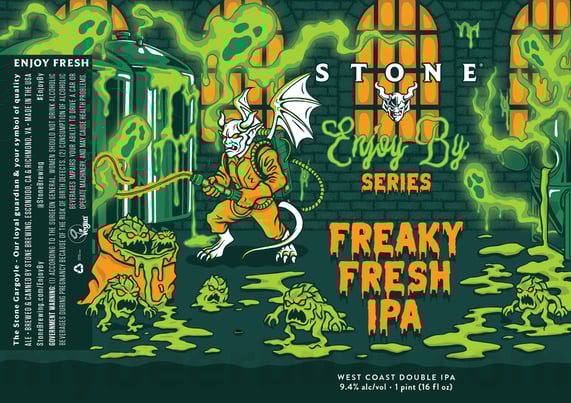 2026 Stone Freakyt Fresh IPA 16-oz Cans