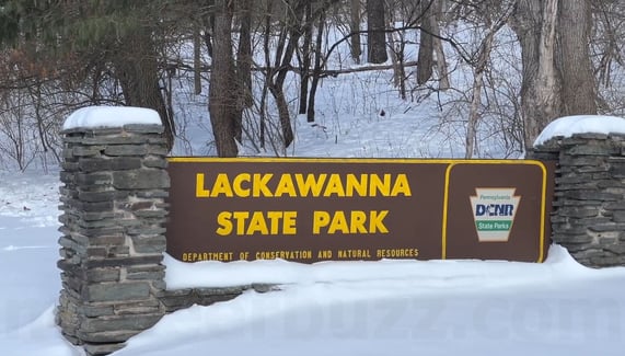 Carolyn Outside Lackawanna State Park