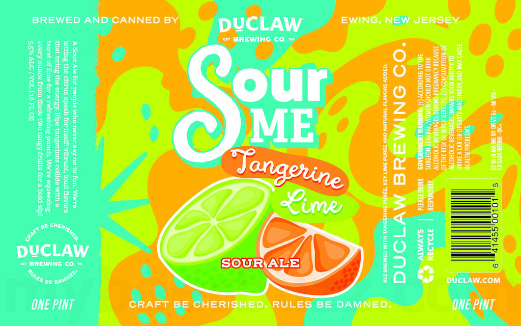 2026 DuClaw Sour Me Tangerine Plum 16-oz Cans
