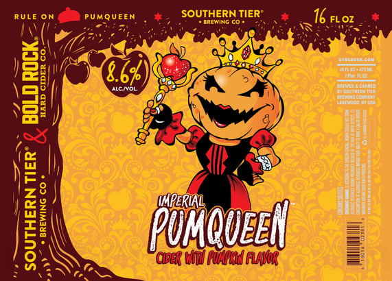 2026 Southern Tier Pumqueen Cider 16-oz Cans