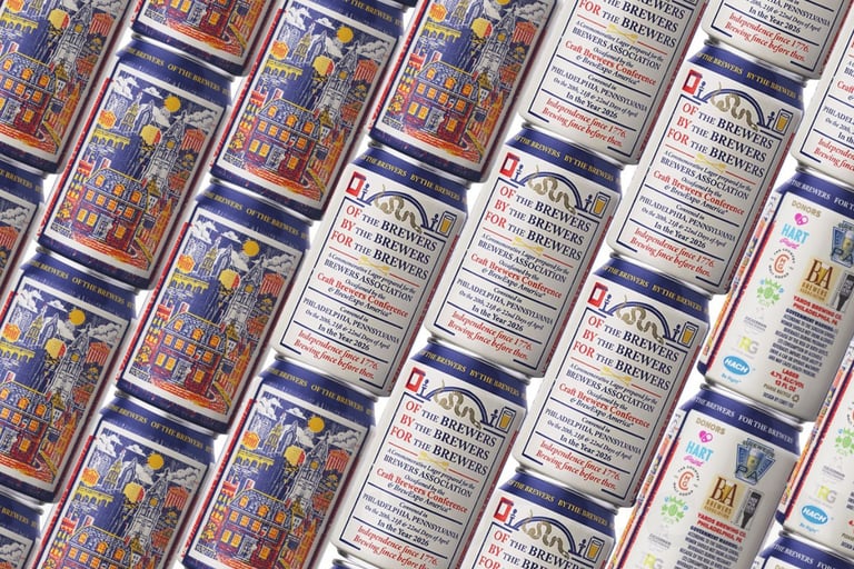 2026 Of the Brewers. By the Brewers. For the Brewers. Cans