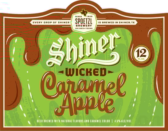 2026 Shiner Wicked Caramel Apple 12-oz Bottles