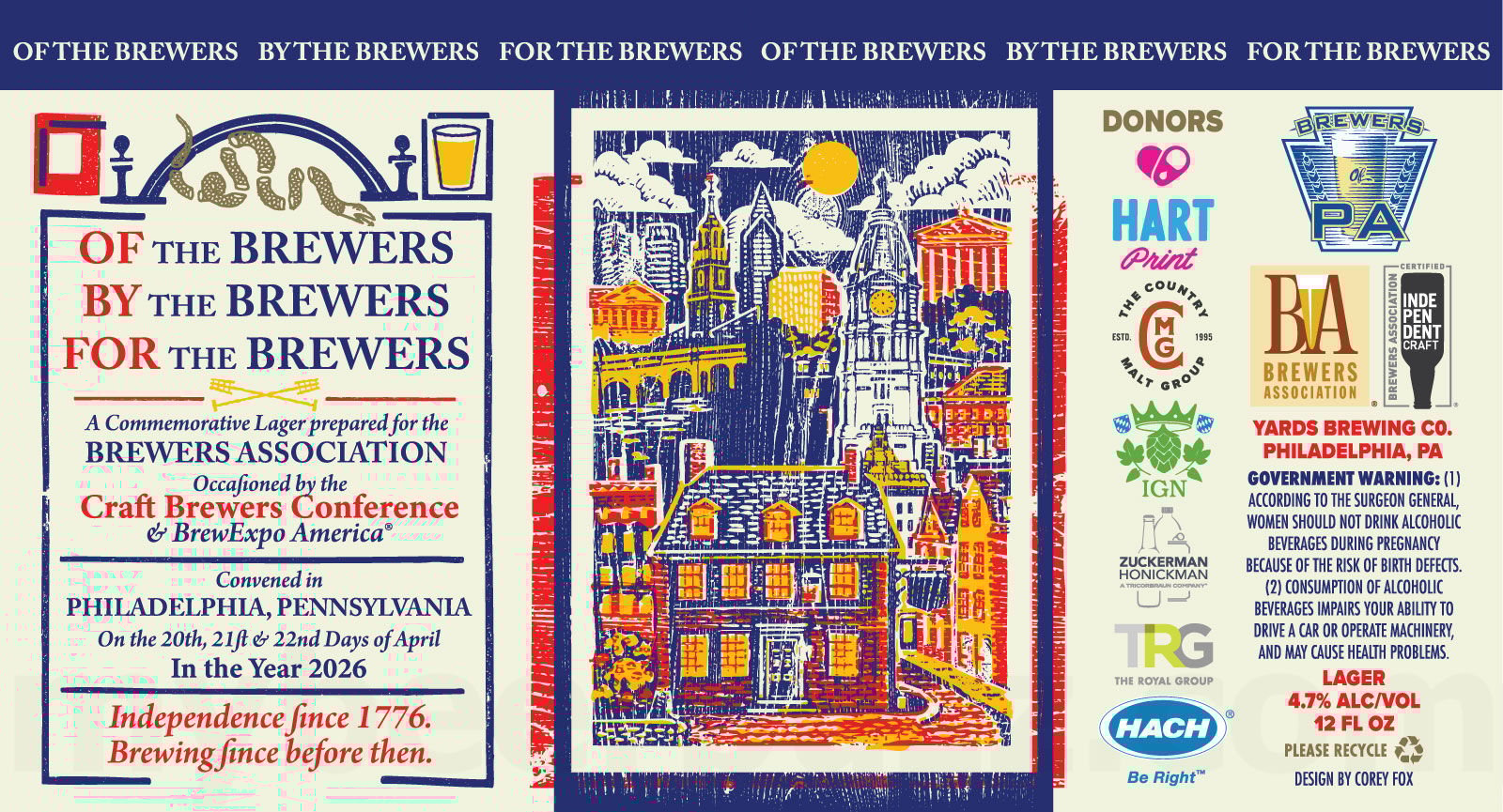 2026 Yards Of The Brewers By The Brewers For The Brewers 12-oz Cans
