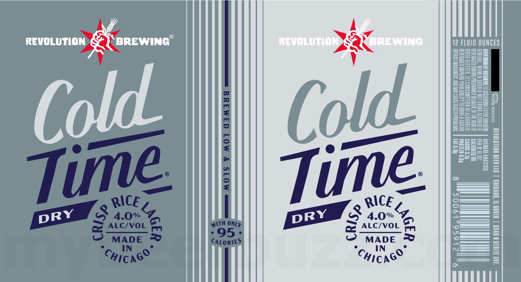 Revolution Brewing Cold Time Dry 12-oz Cans
