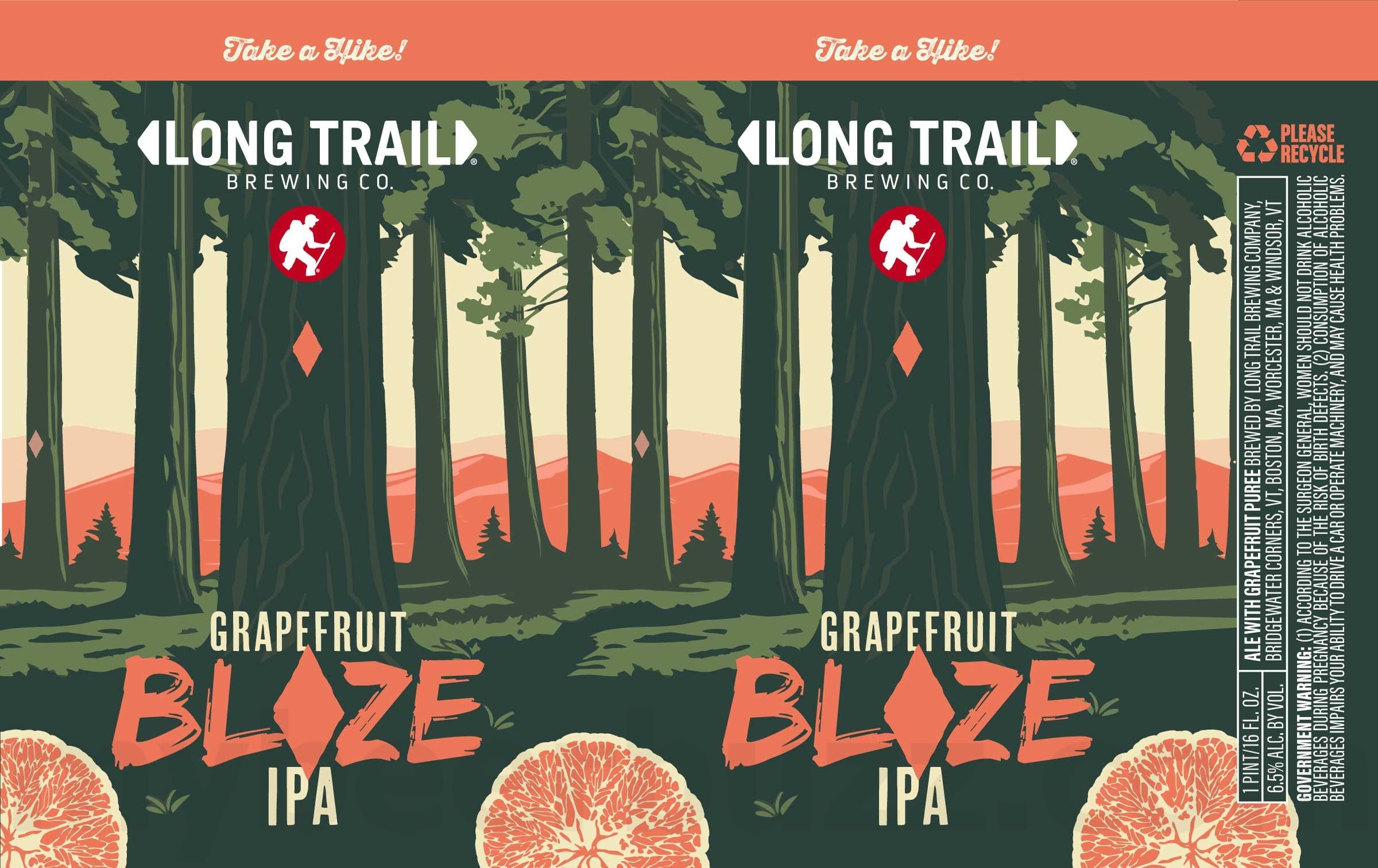 2026 Long Trail Grapefruit Blaze 16-oz Cans