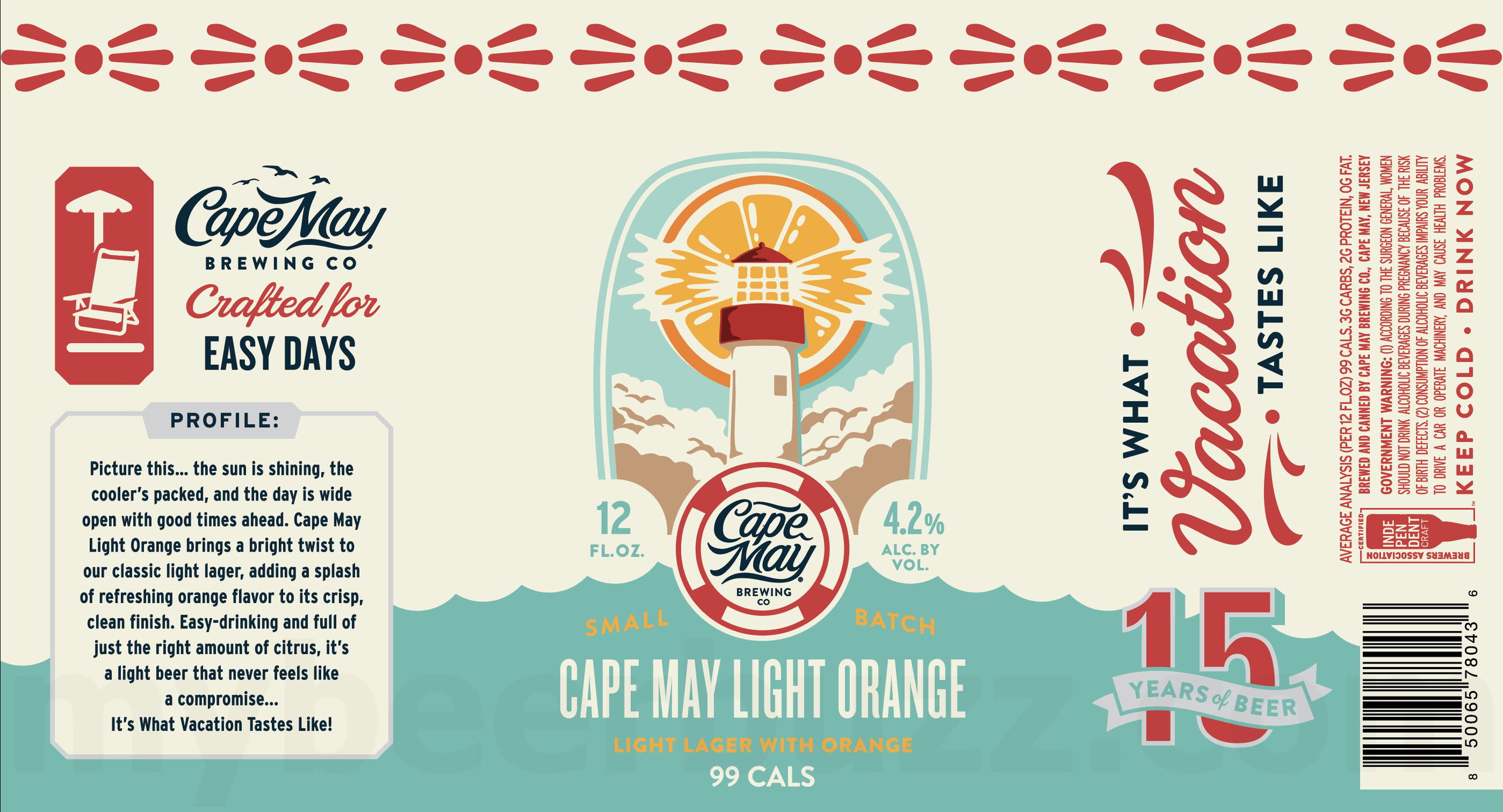 2026 Cape May Light Orange 12-oz Cans