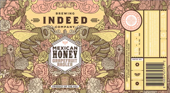 Indeed Brewing Mexican Honey Grapefruit Radler 12-oz Cans