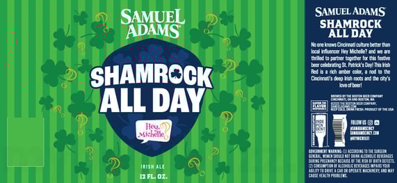 2026 Samuel Adams Shamrock All Day 12-oz Cans