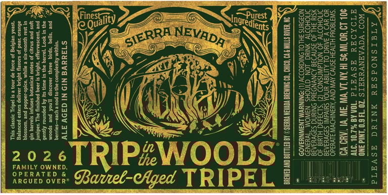 2026 Sierra Nevada Trip In The Woods Tripel 16.9-oz Bottles
