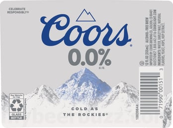 Coors 0.0%: Molson Coors Prepares New Alcohol‑Free Beer for 2026