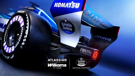 Atlassian Williams F1 Team toasts new partnership with Estrella Galicia 0,0 Beer