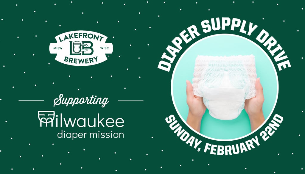 Milwaukee Diaper Mission Returns To Lakefront Brewery For Their Fourth Annual Diaper Drive
