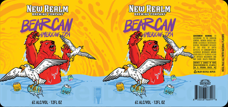 2026 New Realm Bear Can 12-oz Cans