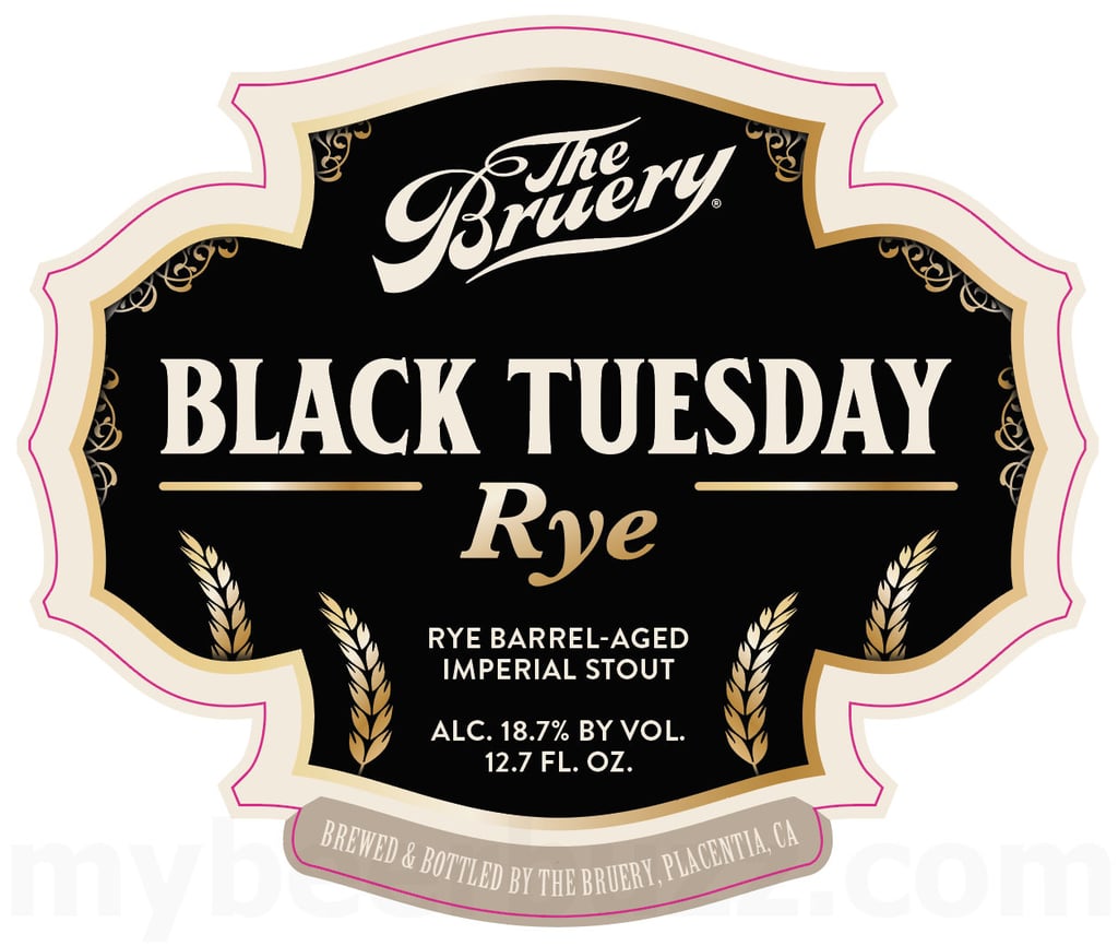 The Bruery Black Tuesday Rye 12.7-oz Bottles