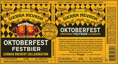 Sierra Nevada Reveals 2026 Oktoberfest Festbier Collaboration with Hoppebräu Handgmachts Bier