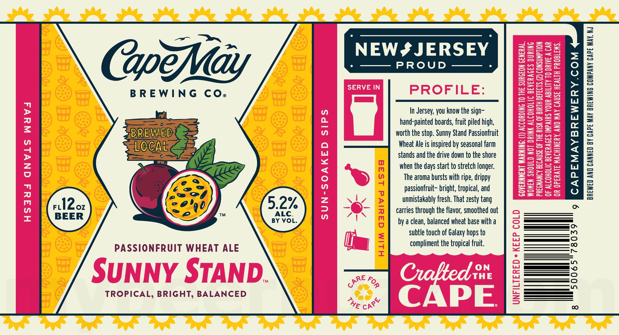 2026 Cape May Sunny Stand 12-oz Cans