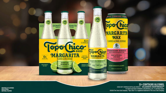 Topo Chico Hard Celebrates National Margarita Day with Two New Margarita Flavored Alcohol Beverages