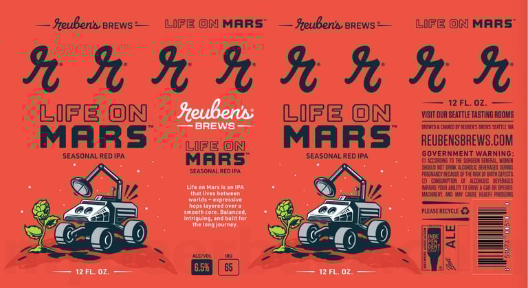 2026 Reuben's Brews Life On Mars 12-oz Cans