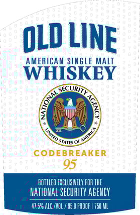 Old Line American Single Malt Whiskey Codebreaker 95 Bottled Exclusively For The National Security Agency 750ml Bottles