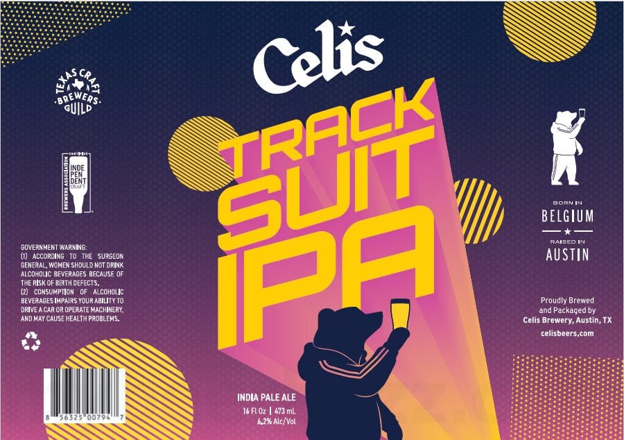 Celis Brewery Prepares to Launch Track Suit IPA in 16‑oz Cans