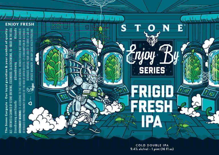 2026 Stone Frigid Fresh IPA 16-oz Cans