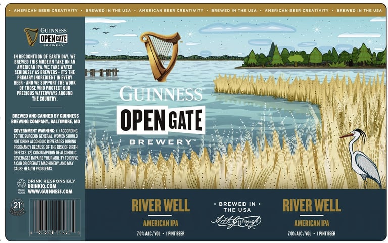 2026 Guinness Open Gate River Well 16-oz Cans