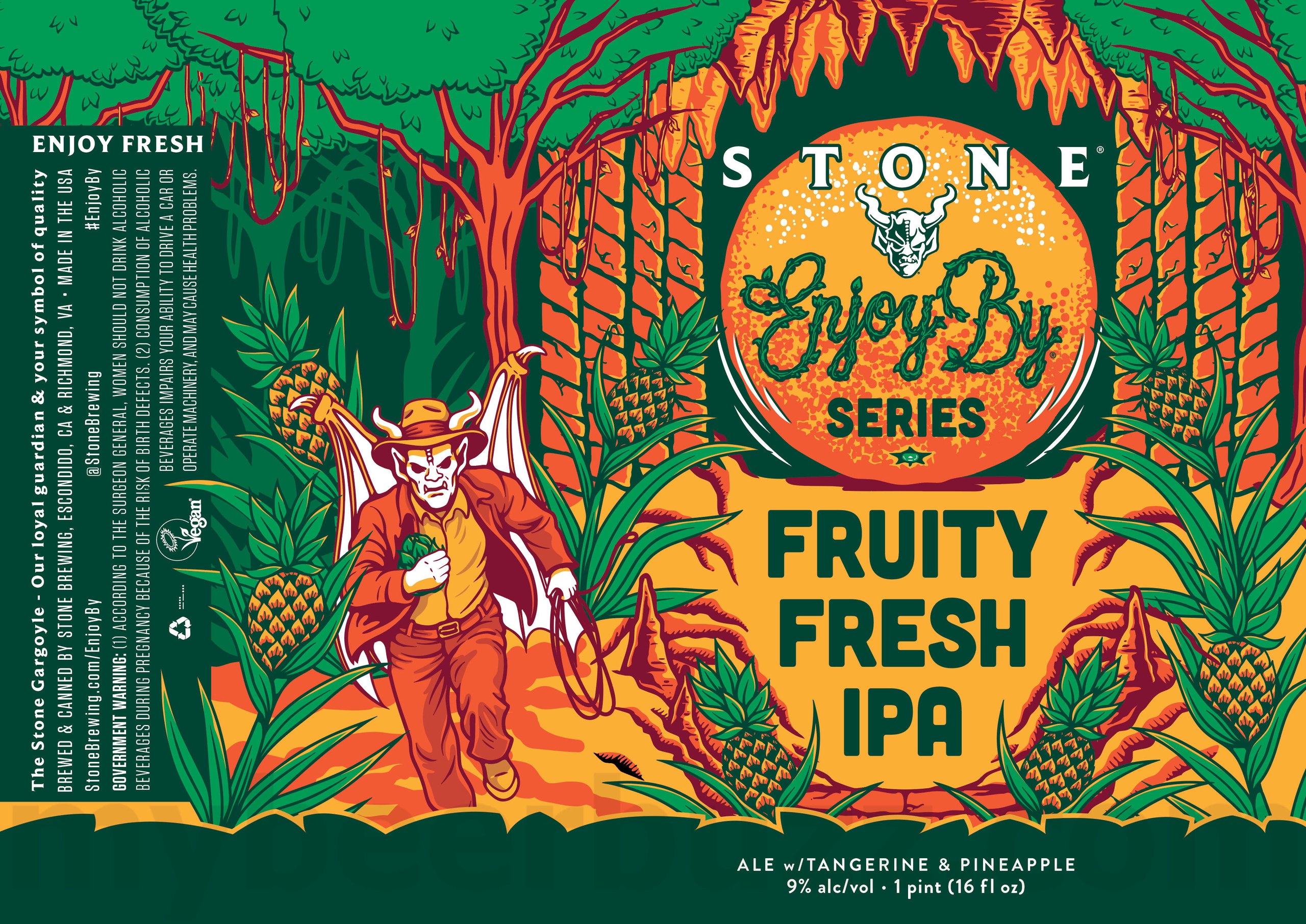 2026 Stone Brewing Fruity Fresh IPA 16-oz Cans