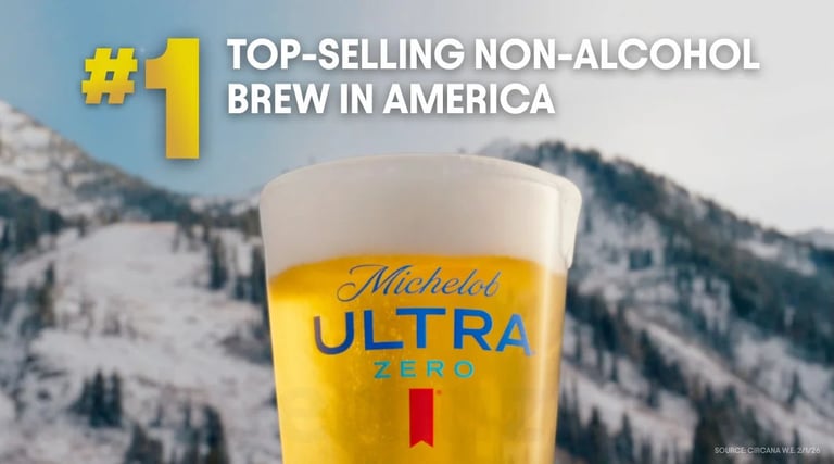 2026 Michelob ULTRA Zero is Now the #1 Top-Selling Non-Alcohol Brew in America