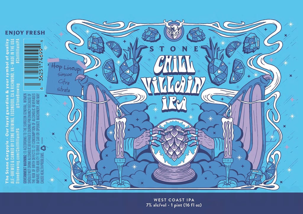 Stone Brewing Reveals Full Packaging for Chill Villain IPA Ahead of September 2026 Release