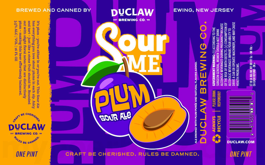 2026 DuClaw Sour Me Plum 16-oz Cans