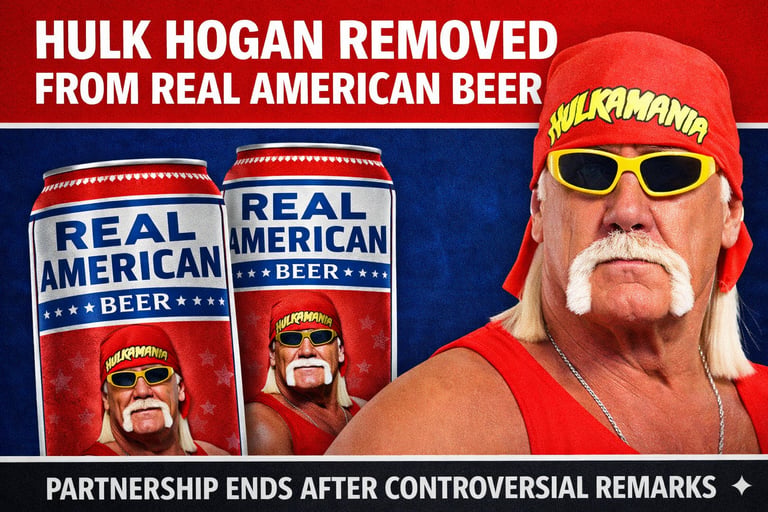 Hulk Hogan Removed From Real American Beer Packaging