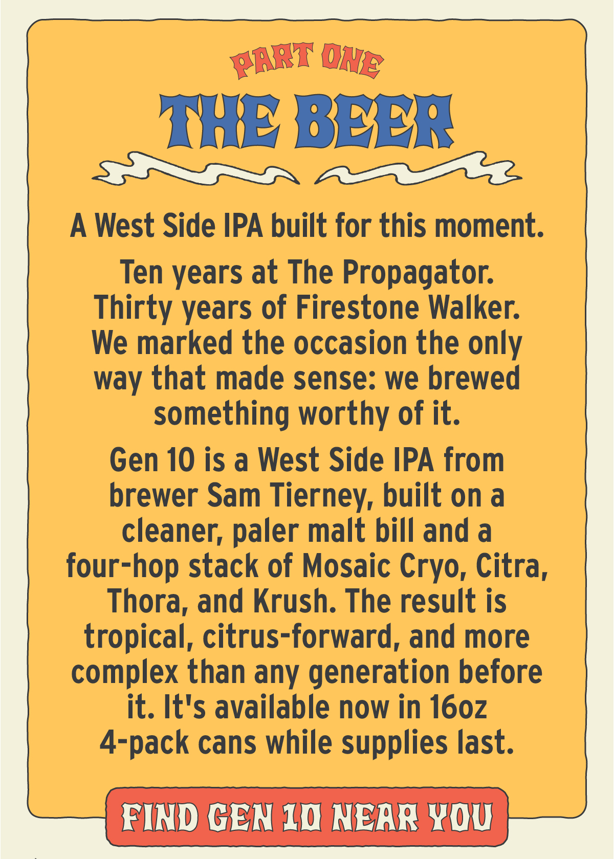 Firestone Walker Gen 10 Details