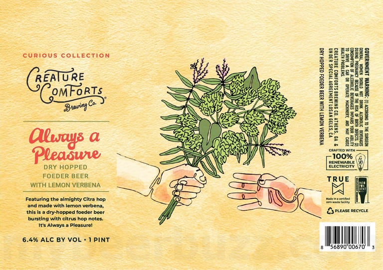 2026 Creature Comforts Always A Pleasure 16-oz Cans