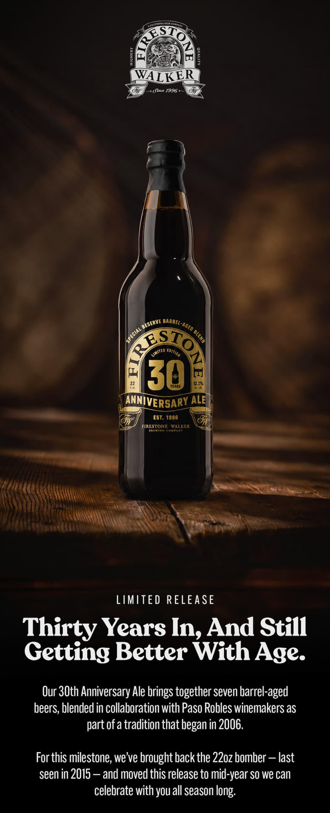 2026 Firestone Walker 30th Anniversary Release