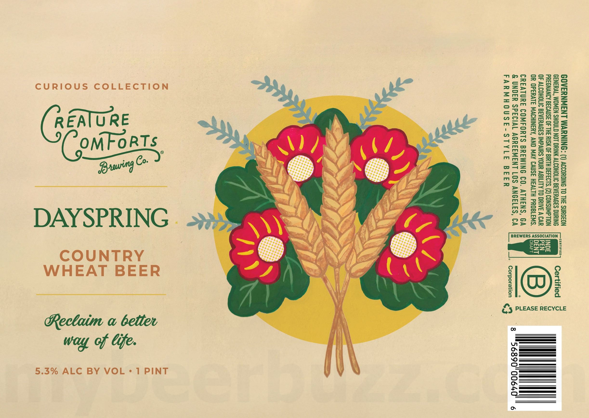 2026 Creature Comforts Dayspring 16-oz Cans
