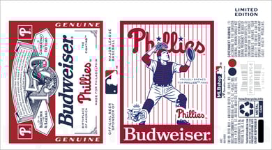 Budweiser Unveils Phillies Baseball Commemorative Cans
