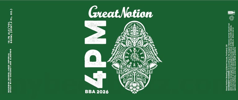 2026 Great Notion BBA 2026 4PM 500ml Bottles