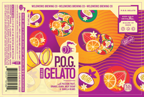 2026 WeldWerks Brewing P.O.G. Gelato 16-oz Cans