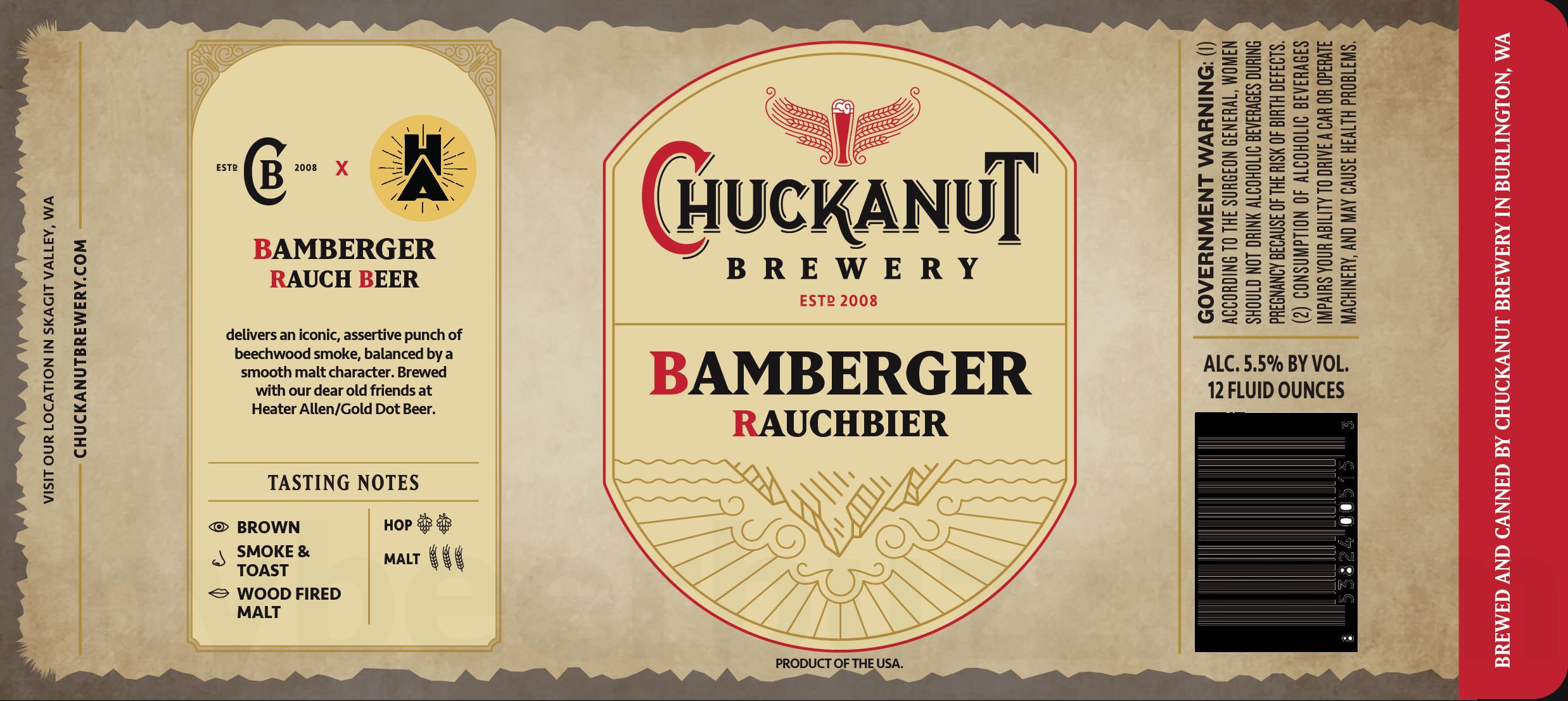 2026 Chuckanut Bamberg Rauchbier 12-oz Cans