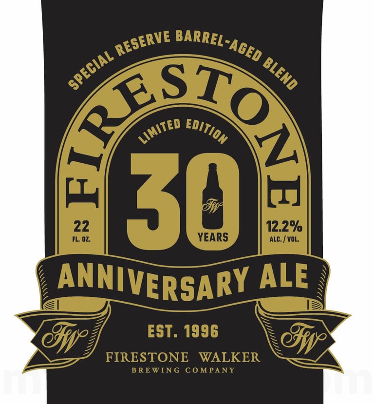Firestone Walker 30th Anniversary Ale 22-oz Bottles