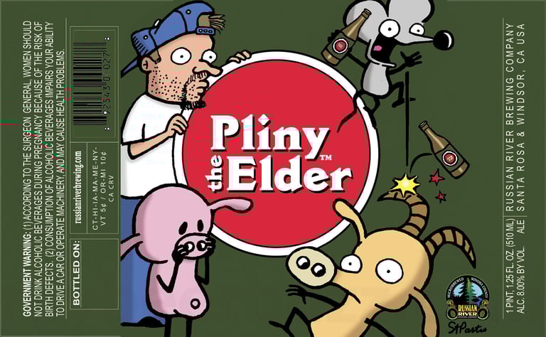 Russian River Pliny The Elder StPasto 510ml Bottles