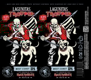 Lagunitas Teaming Up With Iron Maiden For Trooper West Coast IPA